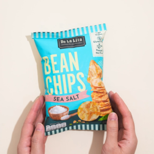 [1ซอง] BEAN CHIPS 25 กรัม ถั่ว 3 ชนิด แคลต่ำ ไม่ทอด เจ กลูเต็นฟรี De La Lita เดอลาลิต้า ขนมคลีน บีนชิปส์ ขนมคลีน
