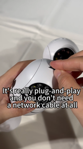 CCTV Camera Connect Cellphone CCTV Camera Wifi Connect Outdoor Waterproof 8MP With Audio And Speaker No Need Internet Infrared Night Vision Monitor Rotatable 360 Automatic Tracking 128GB SD Card PTZ Home IP Security Cameras