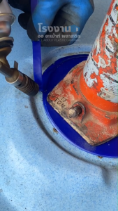 แผ่นพลาสติกรูปวงกลม ขนาด Ø 33 ซม. สำหรับ งานเชื่อมถัง เชื่อมเรือพลาสติก เชื่อมถังแช่น้ำแข็ง /แผ่นเชื่อมพลาสติก PE