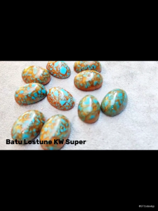 Batu Akik Pirus Model Persia Sintetis KW Super