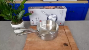 Chảo chống dính cạn lòng/nông lòng Seka SK6030 đáy 5 lớp size 22cm 26cm dùng trên mọi loại bếp