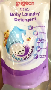 Pigeon Baby Liquid Laundry Detergent 450ml / baby laundry detergent 450 ml / Sabun Cair Baju Anak