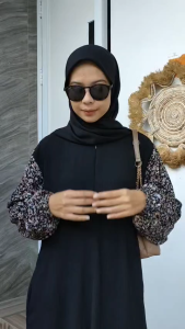 Homeydress Midi Rayon Kombi Crinkle Airflow Mahika Midi Elegant Terbaru