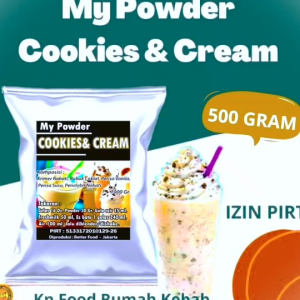 Bubuk Minuman Bubble Drinks 500gr Rasa Cookies n Cream