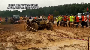 VGDPRO 12V DC Waterproof Oil Free Onboard Air Compressor for Specially designed for 4x4 Buggy