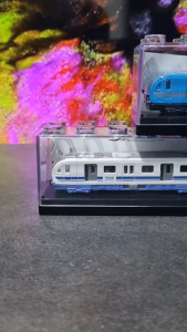 Diecast Miniatur Mainan Mobil Kereta Keretaan Listrik Klasik Mika Susun