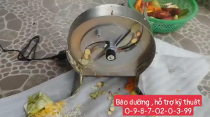 Máy thái mỏng trái cây  củ quả chạy điện