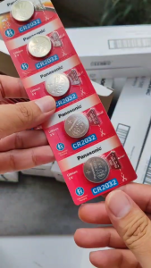 ถ่านกระดุม Panasonic ล๊อตใหม่ แท้100% เบอร์ ถ่าน cr2032 / cr2025 / cr2016 / cr1220 / cr1620 / cr1616 / cr1632