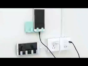 Holder Tempel HP Hook 4 Gantungan Kunci Multifungsi