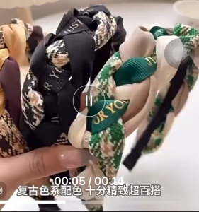 Bando Simpul Kepang Korea & Aksesoris Rambut Premium