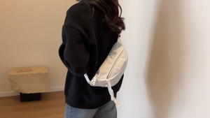 TSONG Surat Bordir Crossbody Bag Bahu Tas: Tas Fashion Bahu & Tahan Air
