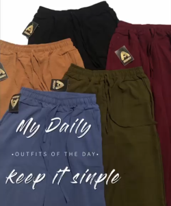 Celana Kulot Crinkle High Waist Relaxed Regular Fit