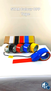 STAR Colour Tape | Color Tape | OPP Tape | Clear Tape | Packing Tape | Adhesive Tape | Packaging Tape | Strong Tape