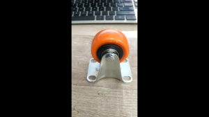 Roda Troly Troli PVC Caster orange 2  inch 1 set : 4pcs ( 4 Mati )