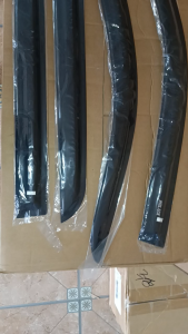 Toyota Hilux 2016 2017 2018 2019 2020 2021 2022 2023 2024 2025 OEM Window Door visor Black /rain gutter/rain visor
