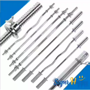 บาร์เบล แกนบาร์เบล คานบาร์เบลขนาด 1 นิ้ว บาร์เบล Chromed Barbell ชุบโครเมี่ยม