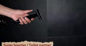 Murah Paket Jet shower Kran cabang Kran Cabang Toilet 1/2 Inch dengan Selang Kran Air Double Jet Kloset Paket Premium