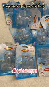 Combo 2 Ti Ngậm cho bé Silicon siêu mềm an toàn cho nướu trẻ sơ sinh  0-24 tháng