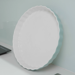 Khay nướng bánh carthage baking tròn bằng gốm chịu nhiệt cao Made4Home