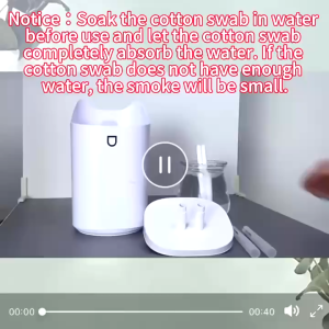 [FREE OIL] 3300ML Large Capacity Air Humidifier Double Spout Essential Oil Diffuser with 7 Color LED Night Light for Bedroom/Office po