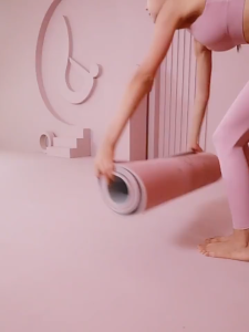 8MM NBR Yoga Mat EXTRA THICK FREE STRAP Non-Slip Soft High Density Mat Gym Aerobic Home Fitness Exercise Workout Mat 瑜伽 TTY