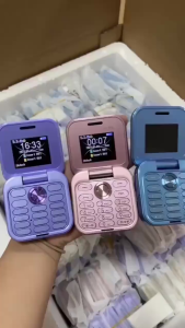 i17 Mini Flip Phone Original GSM Flip Mobile Phone Dual Card Function Basic Phone Local Service