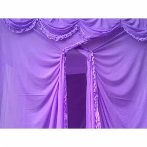 Kelambu tidur kotak rempel anti nyamuk kain berkualitas tebal polos Kualitas Premium JUMBO 200x200