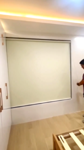 Full Blackout Window Roller Shades: Korean Blackout Roller Blinds For Home Office & Living Room