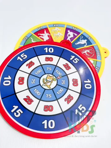 Bảng phi tiêu nam châm 2 mặt có tính điểm hàng đẹp giải trí giảm căng thẳng cho bé và người lớn