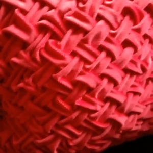 SOFA PILLOW SMOCKING PATTERN SQUARE WITH POLYESTER FIBER