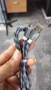 💥sale สายชาร์จ สายเชือกถัก Type-C / Micro / ios งานไม่มีกล่อง สายชาร์จด่วน ทน แข็งแรง ทน ยาว 1 เมตร