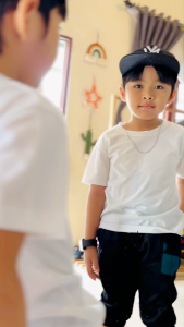 Celana Joger 3/4 Anak Laki Laki Hitam Katun Twill Stretch Lembut Stylish CT 010