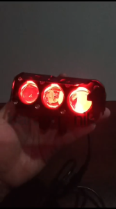 Lampu Tembak LED Shooting Light 50W 4Mata Devil Eyes Super Terang 12-24V Mobil dan Truk - LuminosLed