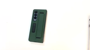 【🔥SG SELLER🔥】RICHMENTGADGET Included Front Tempered glass and Fashion Wristband Phone Case for SAMSUNG GALAXY Z FOLD 5 FOLD5 ZFOLD5 With stand holder