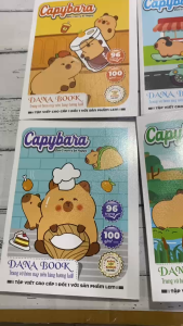 10 cuốn tập cappybara tập kurumi 5 Ô LY VÀ 4 Ô LY vở cappy bara giấy đẹp láng mịn