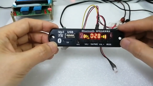 [24 hours delivery]  Bluetooth 5.0 MP3 Player Decoder Board for car FM Radio TF USB 3.5mm AUX Module Receiver Audio Amplifier Board 12V With Remote Control J40
