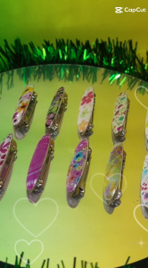 12 set Pin hijab dagu elzamrud Kombinasi Polos premium elegan mewah kekinian