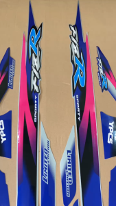STRIPING STICKER LIS LES POLET fizr fiz r f1 zr sporty dual tone limited edition 1999 biru silver pink variasi berkualitas termurah