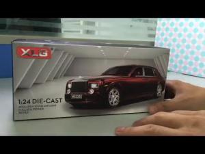 [WG] 1:24 Rolls-Royce Phantom DIECAST Vehicle Sound Light Pull Back Car