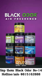 Sáp Thơm Ô Tô Nhập Khẩu Black Odor BO-14 | 100% Tự Nhiên Khử Mùi Chống Say Xe – Dùng Cho Xe Hơi Tủ Quần Áo Phòng Làm Việc Phòng Ngủ