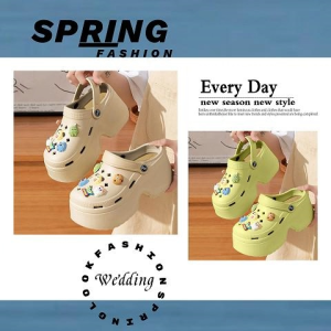 Tsion พร้อมส่ง รองเท้าแตะแบบสวมแฟชั่น รุ่นนี้พื้นสูง 6 CM ราคาไม่แรง น้ำหนักเบา พื้นนิ่มสวมสบาย ซัพพอร์ตหน้าเท้าได้ดี ราคาสุดย่อมเยาว์ สายแฟชั่นห้ามพลาดนะ