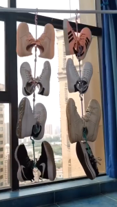 Gantungan Sepatu Jemuran dan Hanger Pakaian Multifungsi