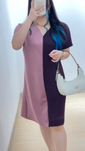 3115 Keno Two Tone Dress Scuba Midi: Desain Elegan & Ramah Natal