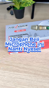 Advance Mic Wireless Advance MIC-101 Gold Profesional Microphone Wireless Bisa Dicharger Frekuensi UHF Garansi Resmi 1 Tahun