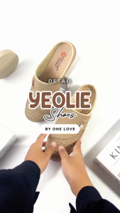 ONE LOVE YEOLIE SEPATU BUSTONG FLAT MULES WANITA