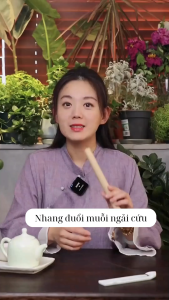 bộ 30 thanh nhang ngải cứu: xông nhà đuổi muỗi giúp bạn giảm stress ngủ ngon hơn mỗi ngày( tặng 3 đễ cắm gỗ )