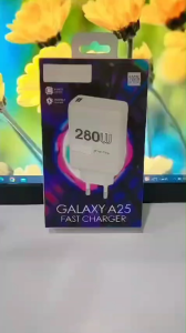 Batok Casan HP FOR SMSNG Galaxy A25 Fast Charger 280W Quick Charge3.0 Fast Charging