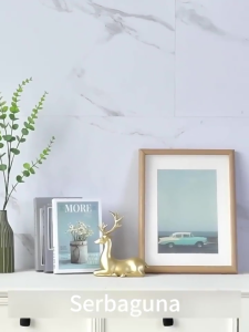 Wallpaper VINYL Marble / Lantai Vinyl Keramik Marbel Granit / Stiker Wallpaper Dinding 60 x 30 cm