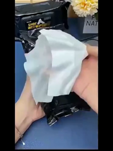 60Pcs Disposable Shoe Wipes - Portable Quick Wet Wipes - White Shoe Restoration Cleaning Wipes - Sneaker Cleaner Accessories