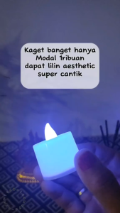 Dapatkan 5pcs Lilin Elektrik Mini LED untuk Dekorasi Meja